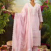 Dhiyona IE Women Ethnic Motifs Embroidered Cotton Kurta with Trousers & Dupatta