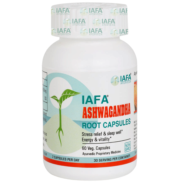 Iafa Ayuveda Ashwagandha Root Extract Veg Capsules