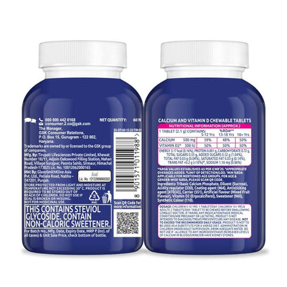 Centrum OstoCalcium Total Chewables Tablets - Mixed Fruit - Indyancart