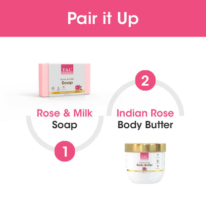 TAC - The Ayurveda Co. Indian Rose Body Butter With Rose Oil & Shea Butter