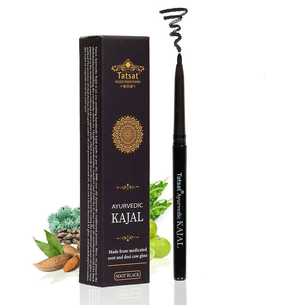 Tatsat 100% Natural Ayurvedic Kajal Pencil - Indyancart