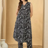 Dhiyona IE Women Printed Regular Pure Cotton Kurta with Trousers