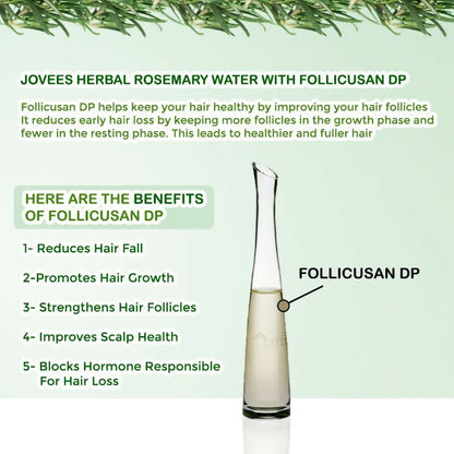 Jovees Herbal Rosemary Water Spray With Follicusan DP