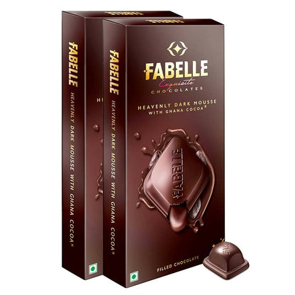 Fabelle Heavenly Dark Mousse with Ghana Cocoa Luxury Bar