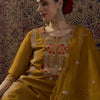 Dhiyona IE Ethnic Motifs Embroidered Round Neck Thread Work Kurta With Palazzos & Dupatta