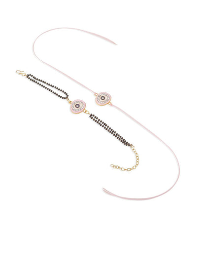 Anouk Stones Studded And Beaded Bhaiya Bhabhi Rakhis With Roli Chawal