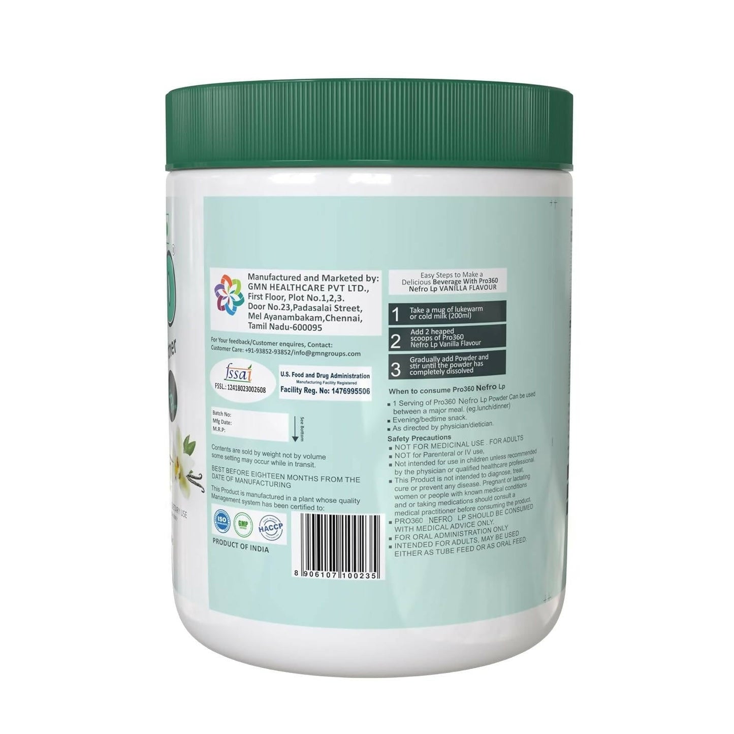 Pro360 Nefro LP (fka Nephro LP) Non-Dialysis Care Protein Powder - Indyancart