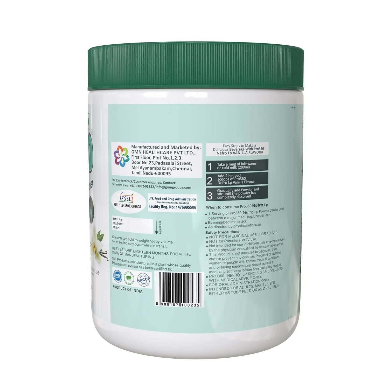 Pro360 Nefro LP (fka Nephro LP) Non-Dialysis Care Protein Powder - Indyancart