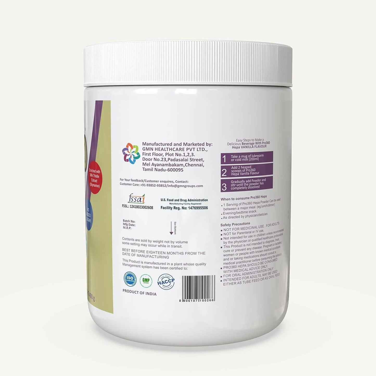 Pro360 Hepa Liver Care Protein Powder - Indyancart