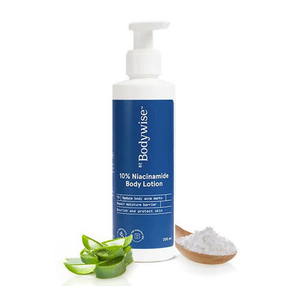 BeBodywise 10% Niacinamide Body Lotion for Reducing Acne Marks - Indyancart