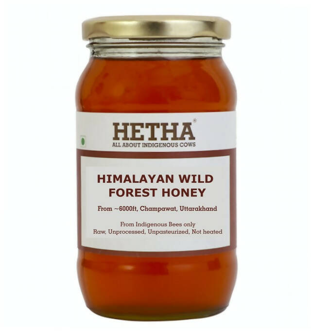Hetha Pure Himalayan Wild Forest Raw Honey - NMR Passed | Unprocessed | Unpasteurized - Indyancart