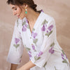 Dhiyona IE Women Floral Printed Regular Pure Cotton Kurta with Trousers
