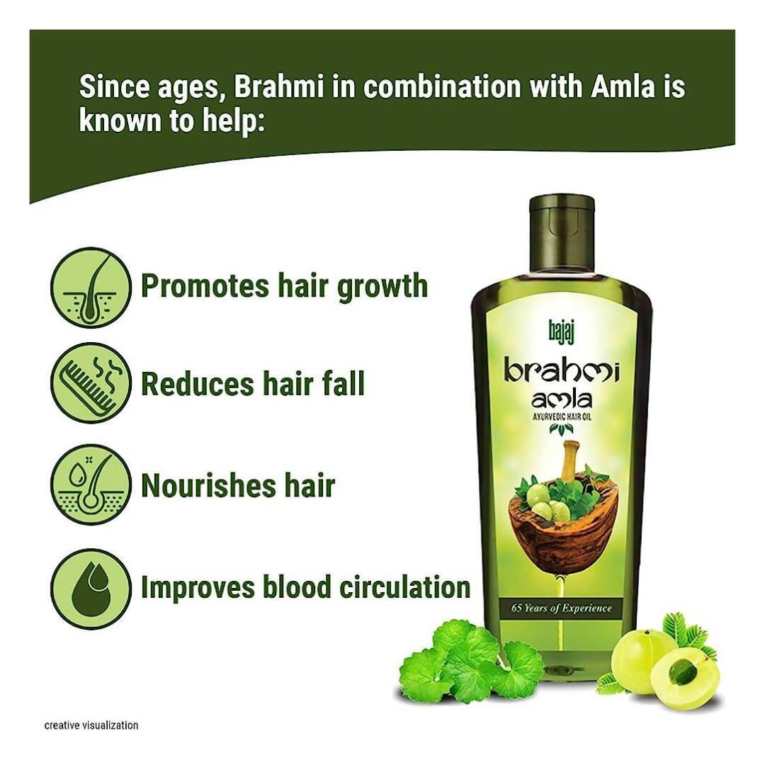 Bajaj Brahmi Amla Hair Oil - Indyancart