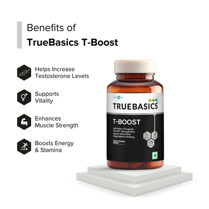 TrueBasics T-Boost Tablets for Men - Indyancart