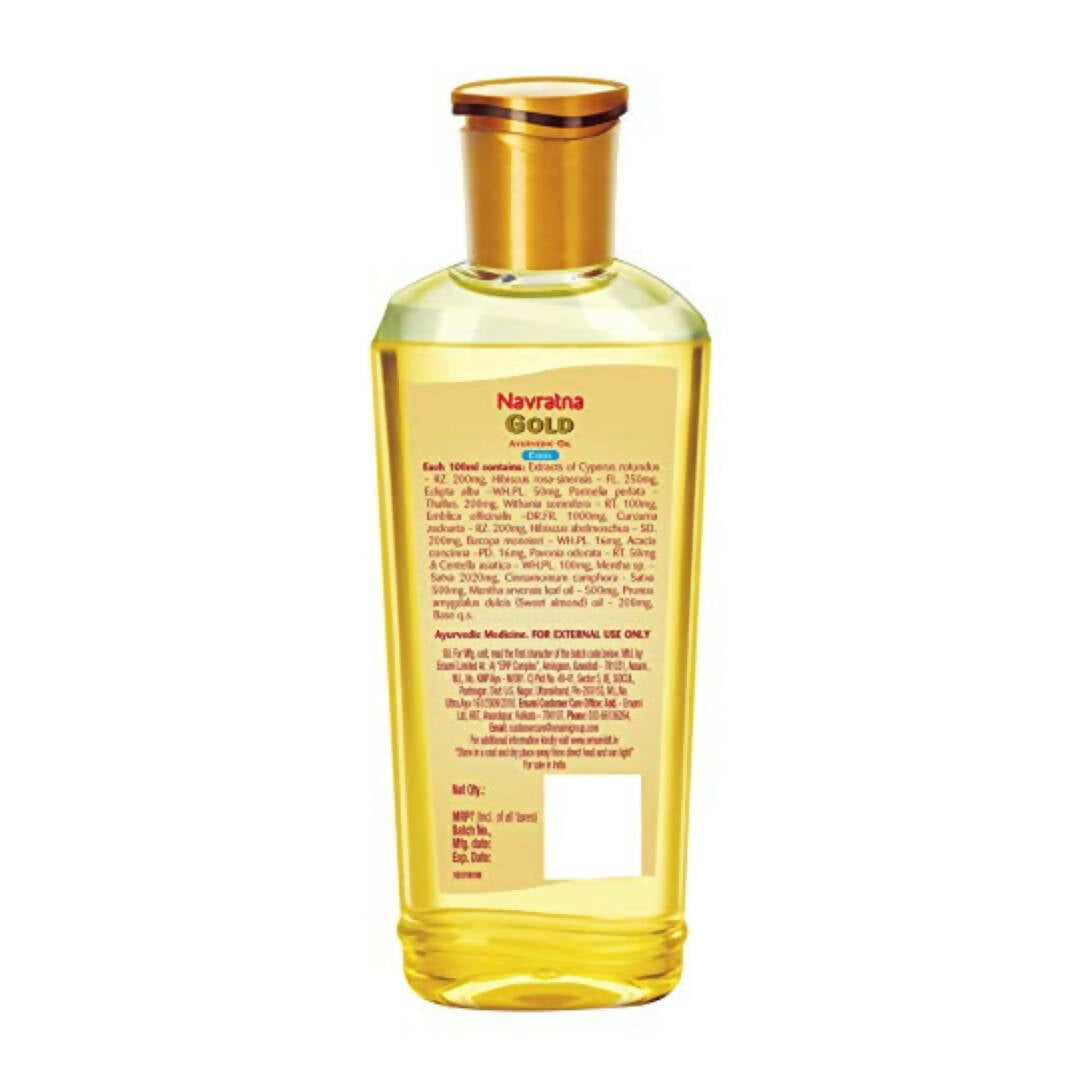 Navratna Gold Ayurvedic Oil - Indyancart
