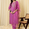 Dhiyona IE Women Ethnic Motifs Embroidered Regular Thread Work Kurta with Trousers & With Dupatta