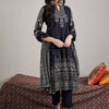 Dhiyona IE Women Bandhani Printed Cotton Kurta with Trousers & Dupatta