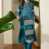 Dhiyona IE Women Pure Cotton Printed A-Line Kurta & Trousers