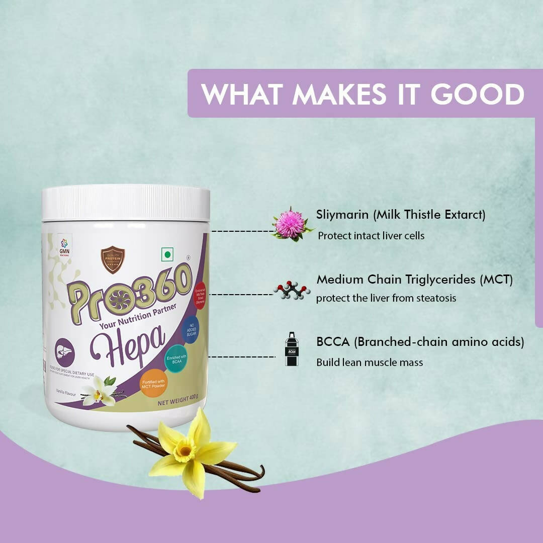 Pro360 Hepa Liver Care Protein Powder - Indyancart