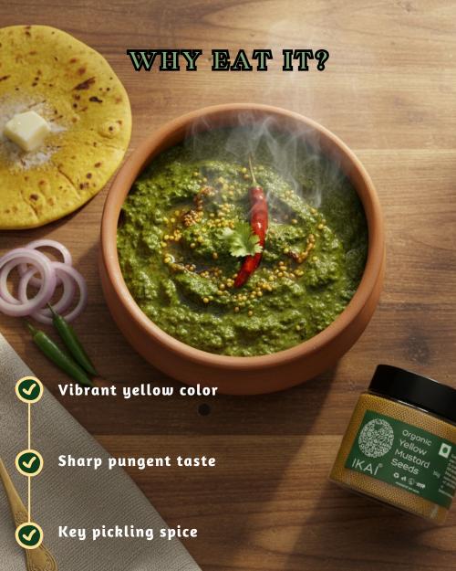 IKAI Organic Yellow Mustard Seeds