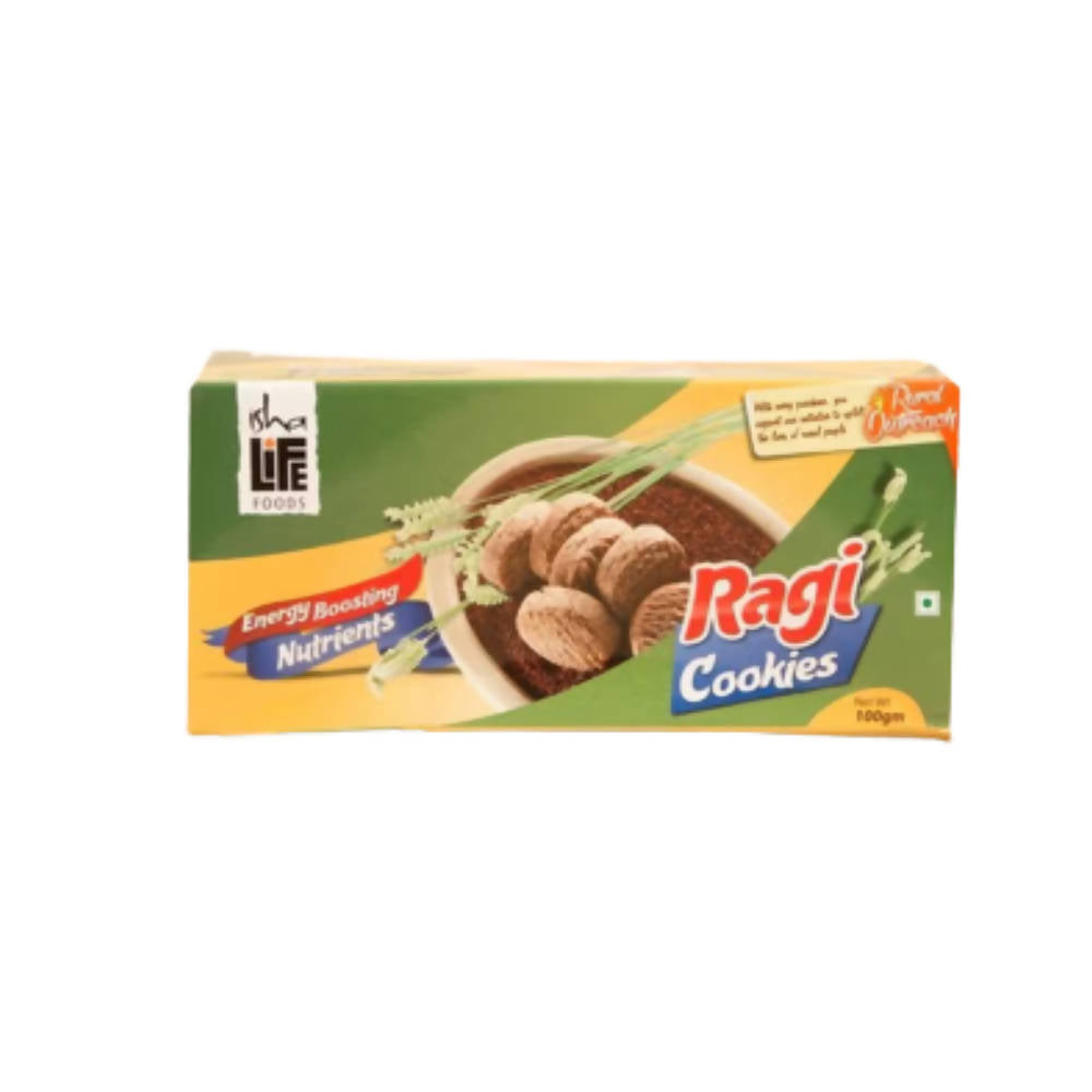 Isha Life Ragi Cookies (Finger Millet Cookies) - Indyancart