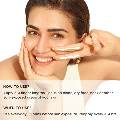 Hyphen by Kriti Sanon All I Need Sunscreen & Lipscreen lip balm tube with SPF, moisturizing and protective for lips.