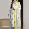 Dhiyona IE Women Ethnic Motifs Printed Regular Pure Cotton Kurta with Trousers & With Dupatta