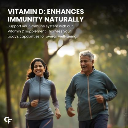Carbamide Forte Ayurvedic Vitamin D3 60000 IU tablets showing the supplement packaging with tablets inside