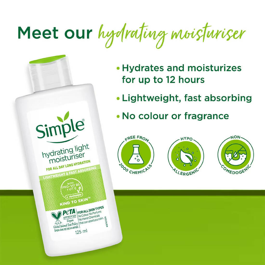 Simple Kind To Skin Hydrating Light Moisturiser - Indyancart