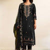 Dhiyona IE Women Floral Embroidered Regular Thread Work Kurta with Trousers & With Dupatta