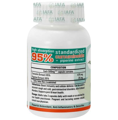 Iafa Ayuveda Curcumin Veg Capsules