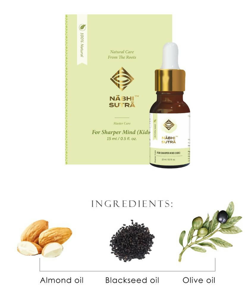 Nabhi Sutra Brain Development (Kids) - Belly Button Oil - Indyancart