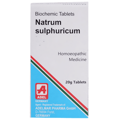 Adel Homeopathy Natrum Sulphuricum Biochemic Tablets