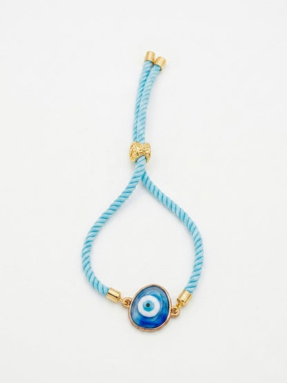 Anouk Set Of 2 Blue Evil Eye Bhaiya Bhabhi Wraparound Rakhi