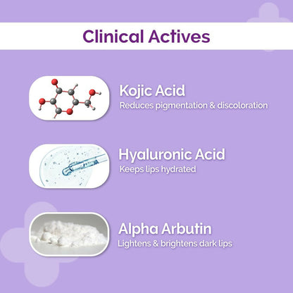 The Derma Co 2% Kojic Acid Face Serum & 1% Kojic Acid Lip Balm