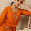 Dhiyona IE Embroidered Tunic With Trousers Co-Ords