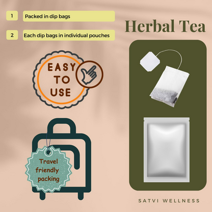 Satvi Wellness Neem Herbal Tea Bags
