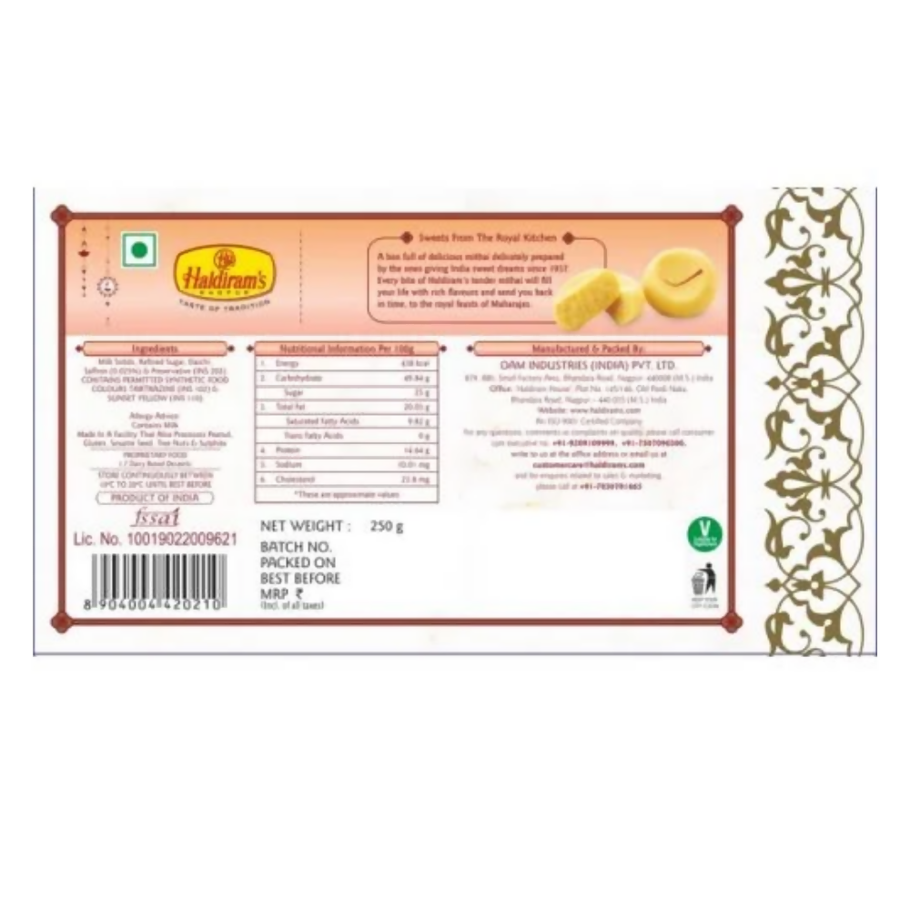 Haldiram's Kesar Peda
