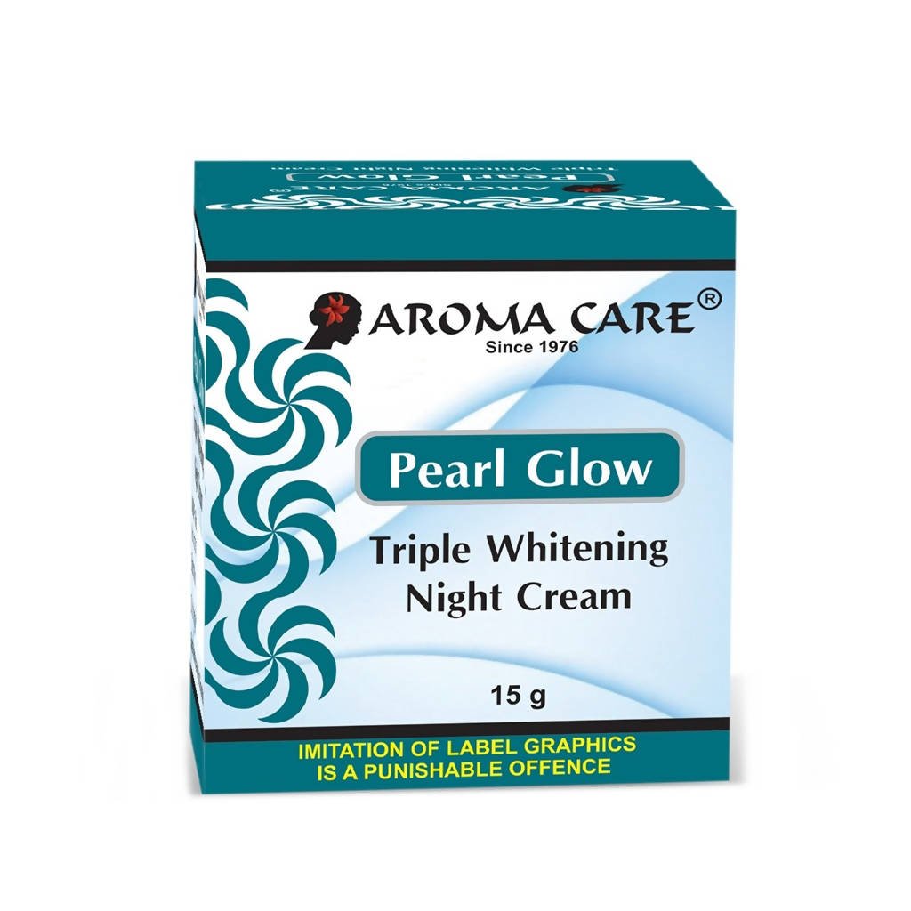 Aroma Care Pearl Glow Triple Whitening Night Cream - Indyancart