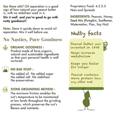Sorich Organics Seed Peanut Crunchy Butter