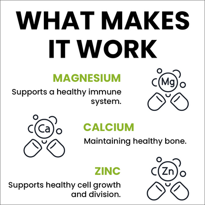 Sprowt Calcium Magnesium Zinc Vitamin D3, B12 & K2 Tablets - Indyancart