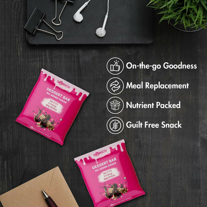Sorich Organics Dessert Protein Mini Bars Nutty Fudge Brownie
