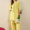 Dhiyona IE Embroidered Mandarin Collar Top With Trouser