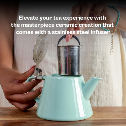 Udyan Tea Muse Teapot with Infuser - Jade Green