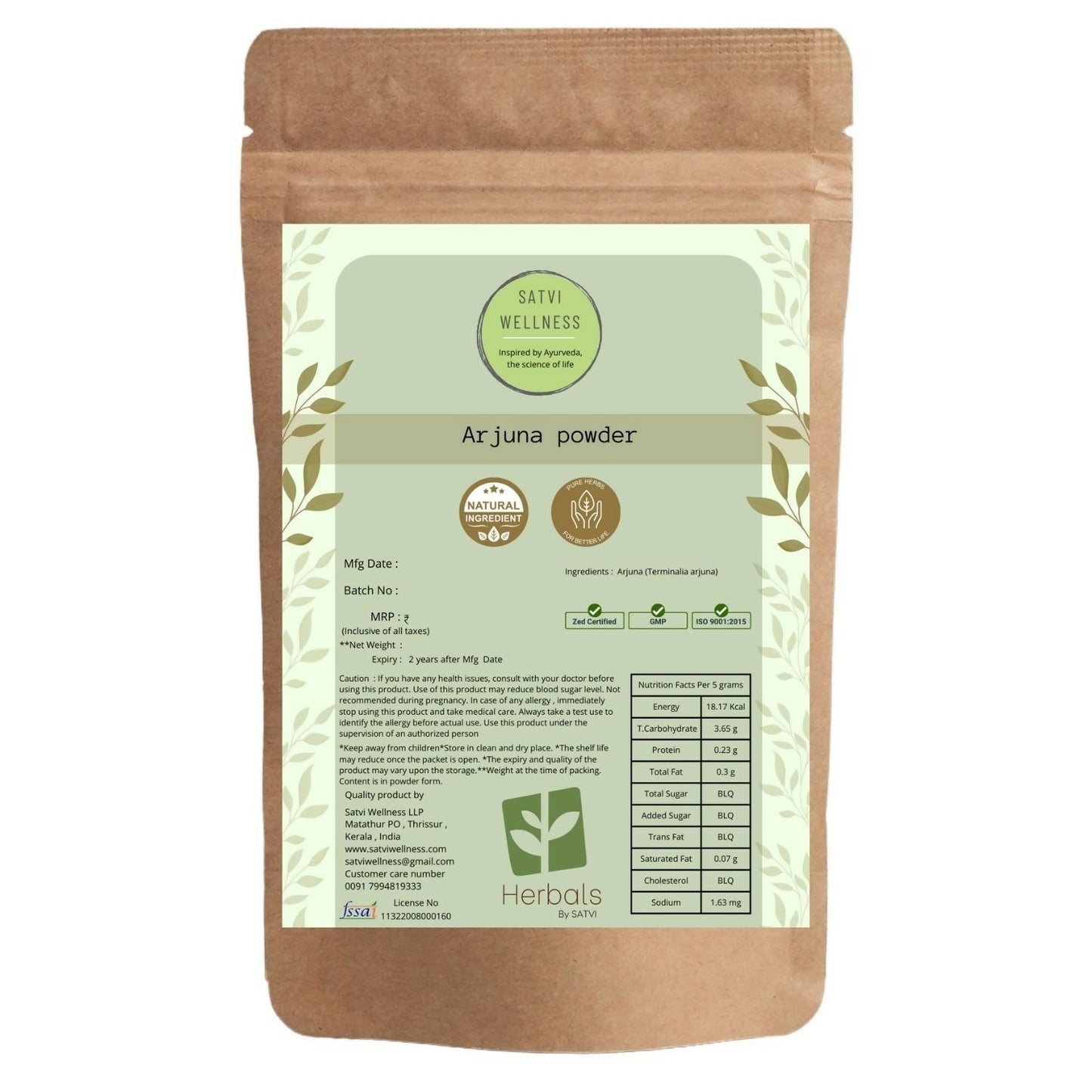 Satvi Wellness Arjuna Powder