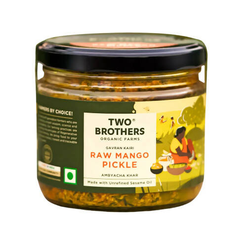 Two Brothers Organic Farms Raw Mango Pickle - Indyancart