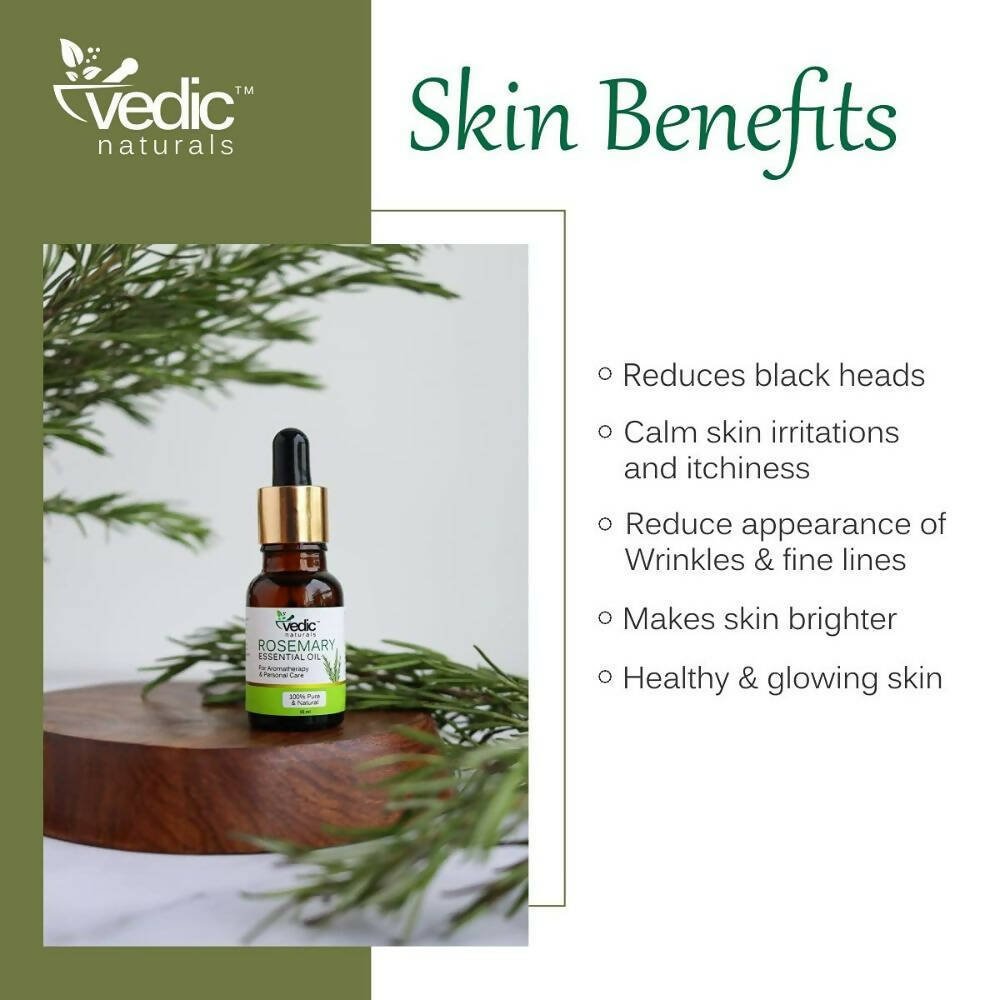 Vedic Naturals Rosemary Essential Oil - Indyancart