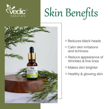 Vedic Naturals Rosemary Essential Oil - Indyancart
