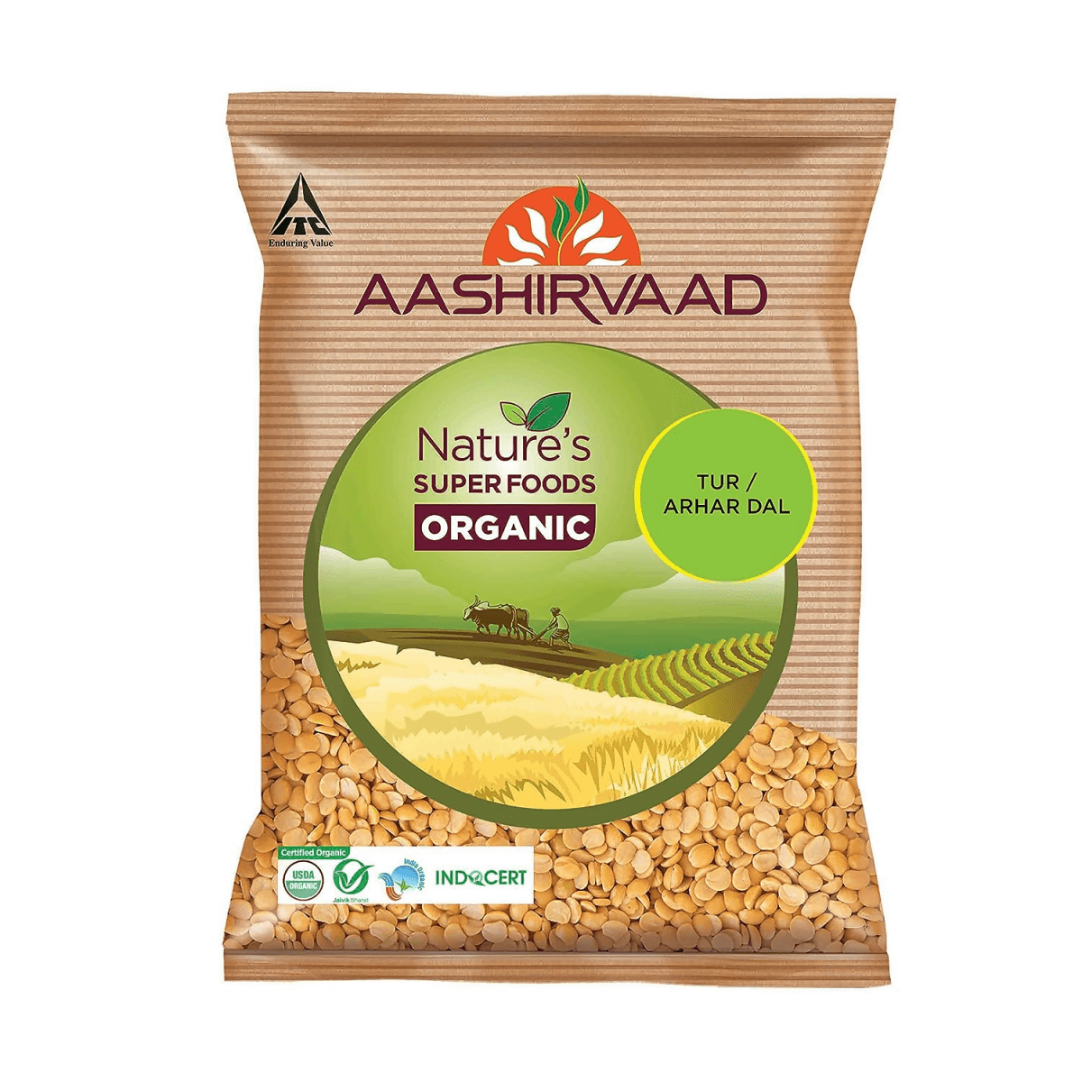 Aashirvaad Nature's Super Foods Organic Tur Dal - Indyancart