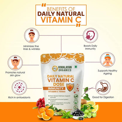 Himalayan Organics Daily Natural Vitamin C Dose Immunity +